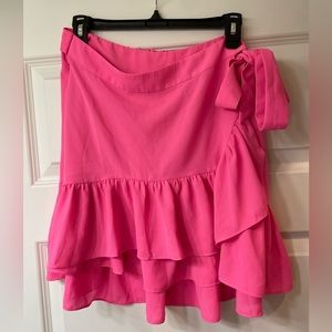 Lily Pulitzer Pink Wrap Skirt size 14